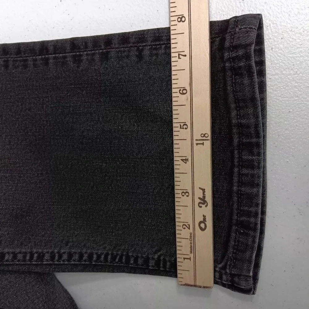 Levi's 514 Jeans Mens 34x32 Black Straight Leg Denim Stretch Classic‎ 99% Cotton